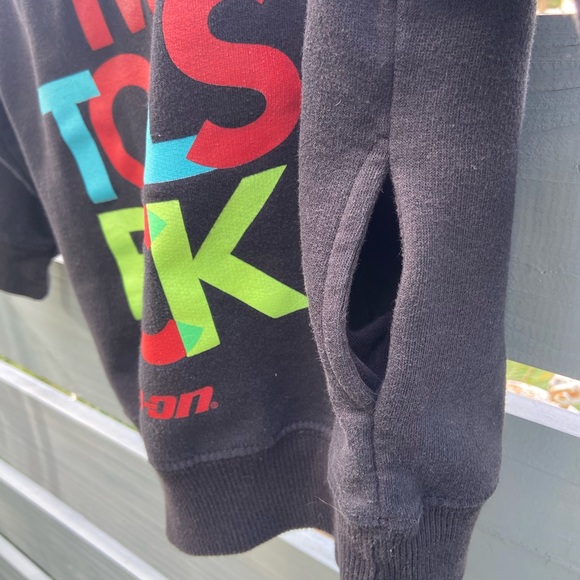 Snap On ‘My Tools Rock’ toddler size 2  sweatshirt by Rabbit Skins black hooded - Picture 3 of 6